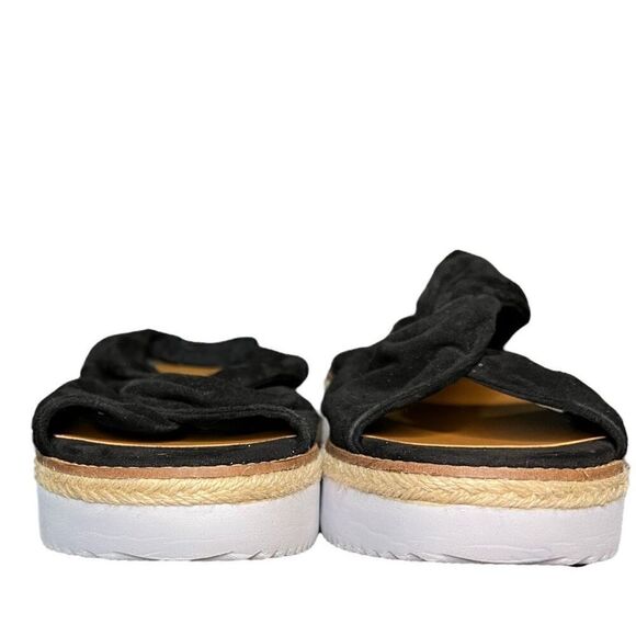 Caslon Joelle Flatform Sandal in Black Suede - Picture 8 of 9